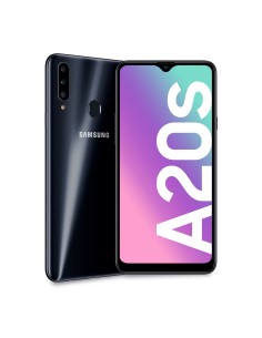 TELEFONO SAMSUNG GALAXY A20S BLACK P6.5 OC 3GB 32GB (13+8+5)MP 8MP 4G DSIM A