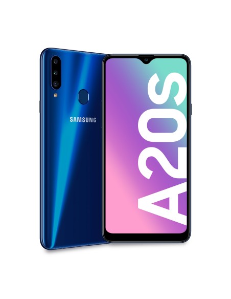TELEFONO SAMSUNG GALAXY A20S BLUE P6.5 OC 3GB 32GB (13+8+5)MP 8MP 4G DSIM A