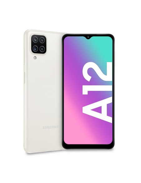Samsung Galaxy A12 SM-A127FZWVEUE smartphones 16,5 cm (6.5") SIM doble 4G USB Tipo C 4 GB 64 GB 5000 mAh Blanco