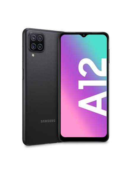 Samsung Galaxy A12 SM-A127FZKVEUE smartphones 16,5 cm (6.5") SIM doble 4G USB Tipo C 4 GB 64 GB 5000 mAh Negro