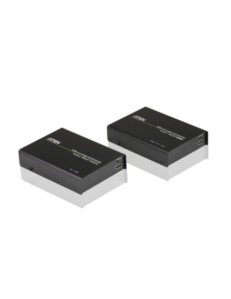 Aten VE812 extensor audio video Transmisor y receptor de señales AV Negro