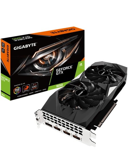 VGA  PCI-EX NVIDIA GIGABYTE GTX1650 4GB GAMING OC GDDR5 PCIE 3HDMI DP 2VE