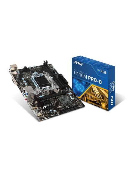 MSI H110M PRO-D Intel® H110 LGA 1151 (Zócalo H4) micro ATX