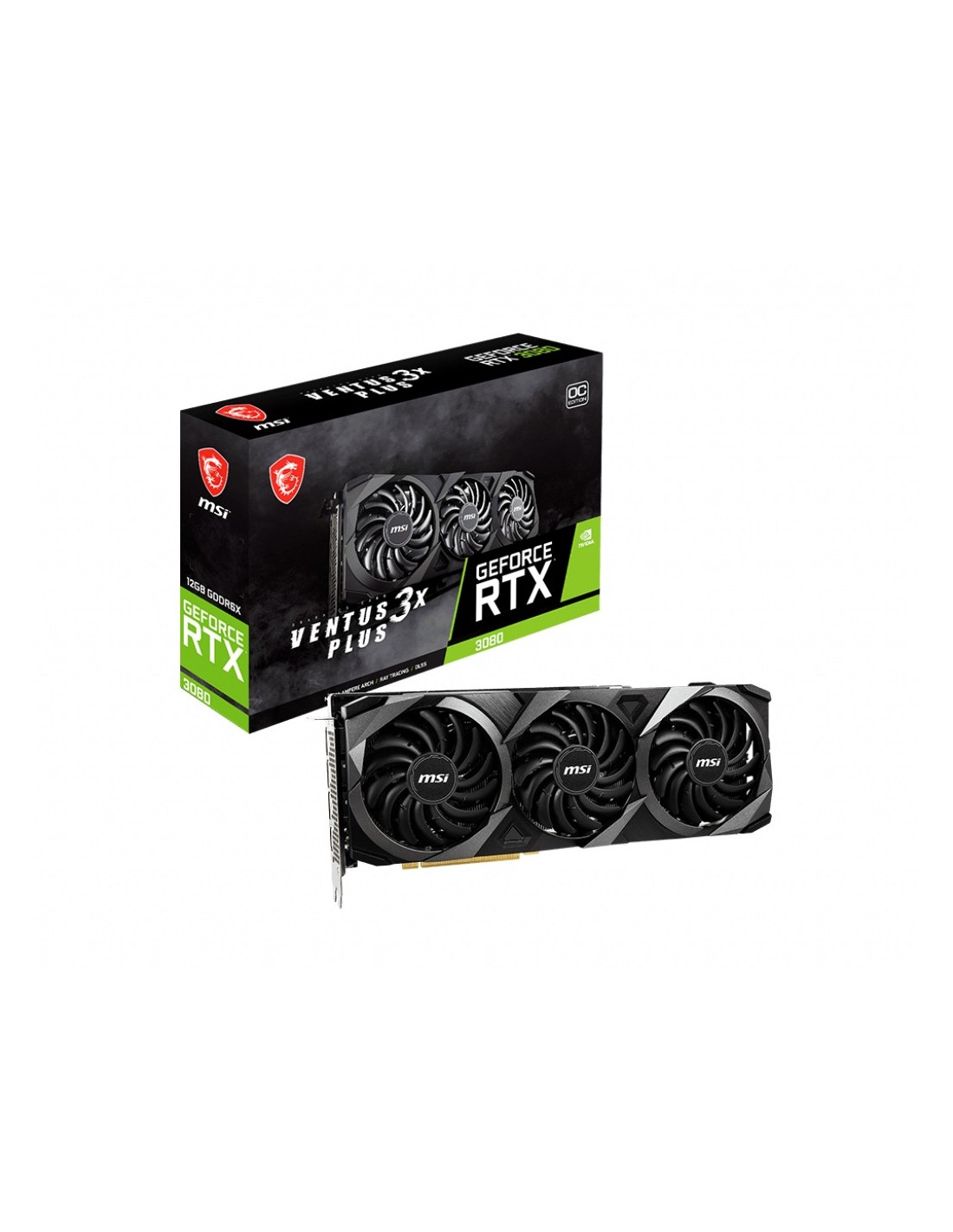 Graphics Card Geforce Rtx 3080 Ventus 3x 3x Oc Msi Ventus 3080