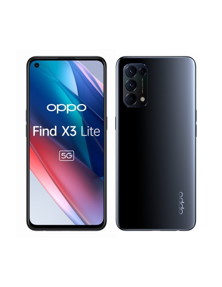 OPPO Find X3 Lite 16,3 cm (6.43") SIM doble ColorOS 11.1 5G USB Tipo C 8 GB 128 GB 4300 mAh Negro