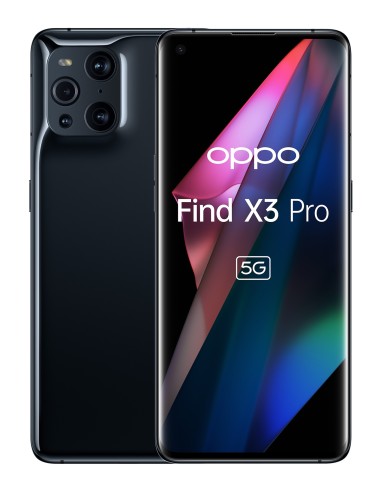 OPPO Find X3 Pro 17 cm (6.7") SIM doble ColorOS 11.2 5G USB Tipo C 12 GB 256 GB 4500 mAh Negro