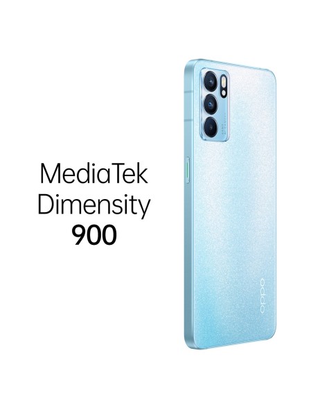 OPPO Reno 6 16,3 cm (6.43") SIM doble ColorOS 11.3 5G USB Tipo C 8 GB 128 GB 4300 mAh Azul
