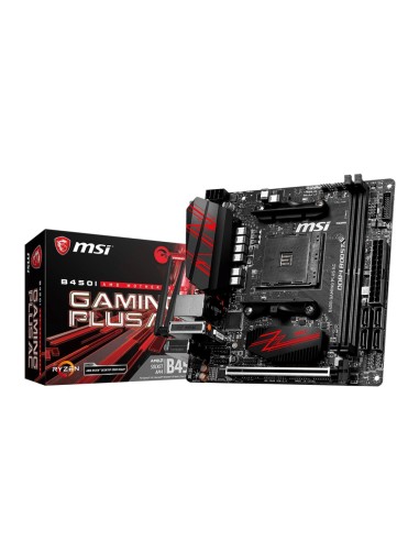 MSI B450I GAMING PLUS AC AMD B450 Zócalo AM4 mini ITX