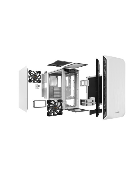 be quiet! BG035 carcasa de ordenador Torre Blanco