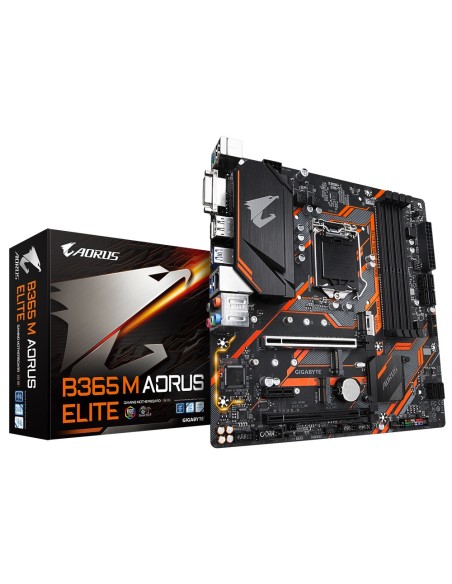 Gigabyte B365 M AORUS ELITE placa base Intel B365 LGA 1151 (Zócalo H4) micro ATX