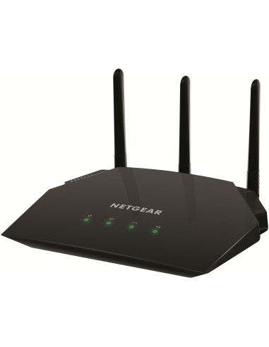 Netgear AC2000 router inalámbrico Gigabit Ethernet Doble banda (2,4 GHz   5 GHz) Negro