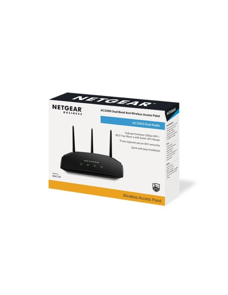 Netgear AC2000 router inalámbrico Gigabit Ethernet Doble banda (2,4 GHz   5 GHz) Negro