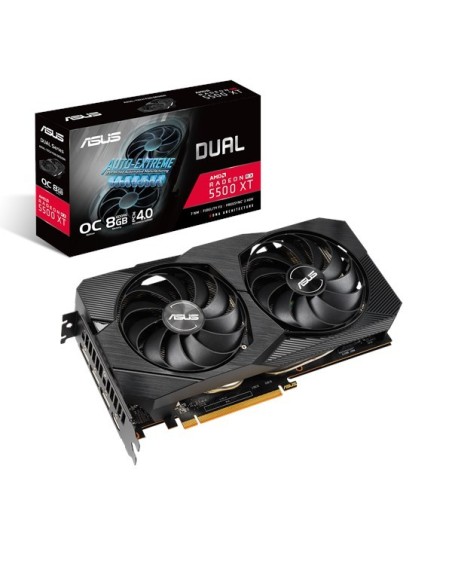 ASUS Dual 90YV0DV1-M0NA00 tarjeta gráfica AMD Radeon RX 5500 XT 8 GB GDDR6