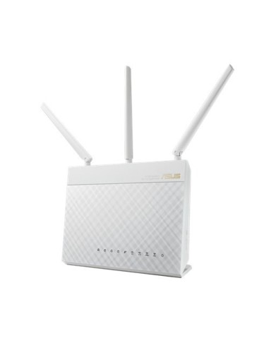 ASUS RT-AC68U router inalámbrico Doble banda (2,4 GHz   5 GHz) Gigabit Ethernet Blanco