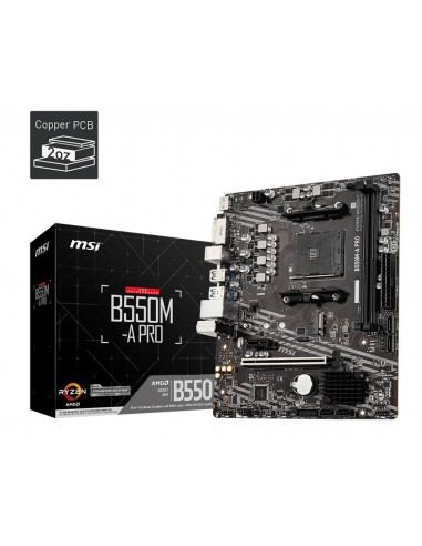 MSI B550M-A PRO placa base AMD B550 Zócalo AM4 micro ATX