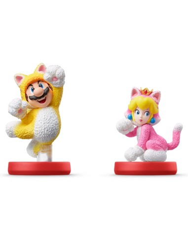 Nintendo amiibo Cat Mario & Cat Peach Figura de juego interactiva