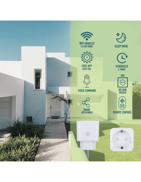 NGS SMT-PWR-0010 enchufe inteligente 3680 W Hogar Blanco