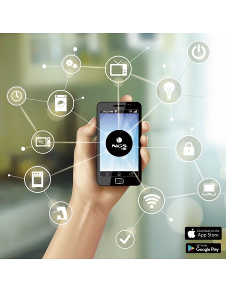 NGS SMT-PWR-0010 enchufe inteligente 3680 W Hogar Blanco