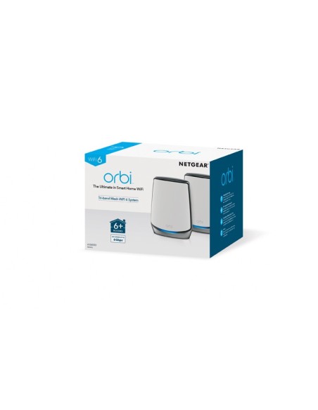 Netgear RBK852 router inalámbrico Gigabit Ethernet Doble banda (2,4 GHz   5 GHz) Negro, Blanco