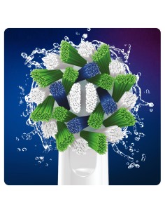 Oral-B CrossAction 80339345 cepillo de cabello 6 pieza(s) Azul, Verde, Blanco
