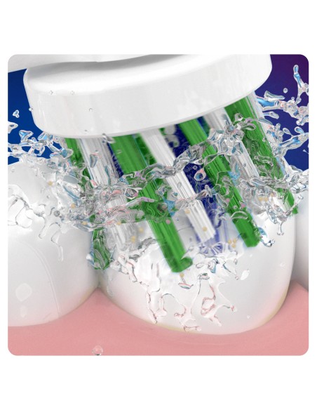 Oral-B CrossAction 80339345 cepillo de cabello 6 pieza(s) Azul, Verde, Blanco