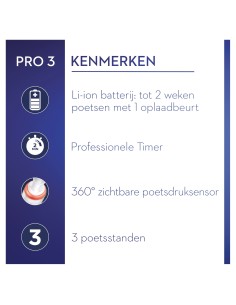 Oral-B PRO 80332091 cepillo eléctrico para dientes Adulto Gris, Blanco