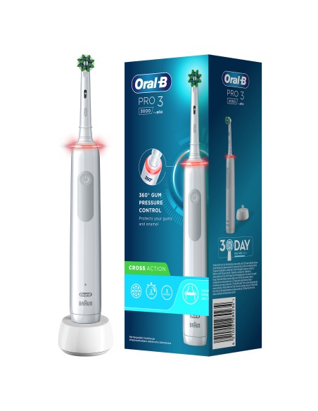 Oral-B PRO 80332091 cepillo eléctrico para dientes Adulto Gris, Blanco