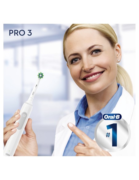 Oral-B PRO 80332091 cepillo eléctrico para dientes Adulto Gris, Blanco
