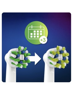 Oral-B CrossAction 80339534 cepillo de cabello 6 pieza(s) Blanco