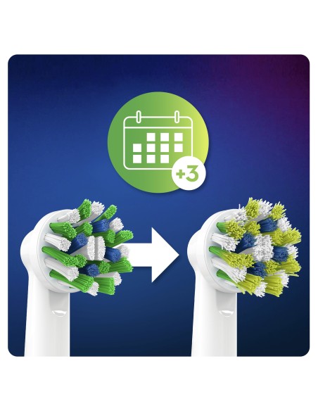 Oral-B CrossAction 80339534 cepillo de cabello 6 pieza(s) Blanco