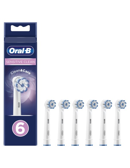 Oral-B Sensitive Clean 80339506 cepillo de cabello 6 pieza(s) Blanco