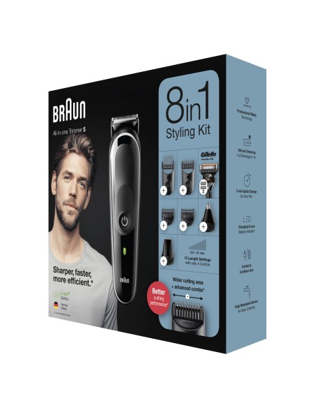 Braun All-in-one MGK5360 Negro, Gris