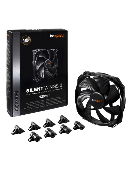 Ventilador be quiet! SilentWings 3 12 cm Negro