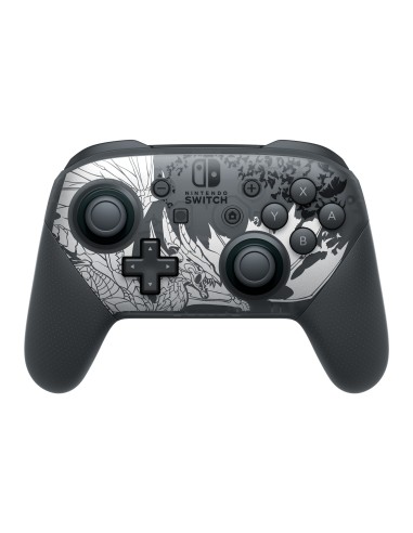 Nintendo Switch Pro Controller Monster Hunter Rise Sunbreak Edition Negro, Gris, Plata Bluetooth Gamepad Analógico Digital