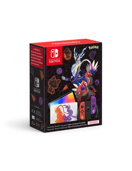 Nintendo Switch Oled Pokémon Scarlet & Violet Edition videoconsola portátil 17,8 cm (7") 64 GB Pantalla táctil Wifi Multicolor