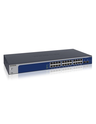 NETGEAR XS724EM Gestionado L2 10G Ethernet (100 1000 10000) 1U Azul, Gris