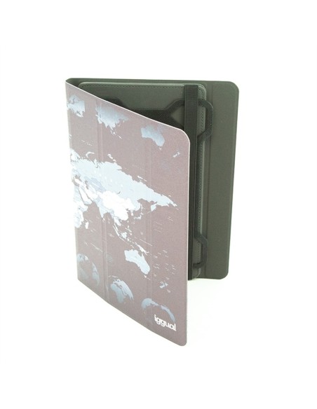 iggual Funda universal tablets 10,1" mapamundi