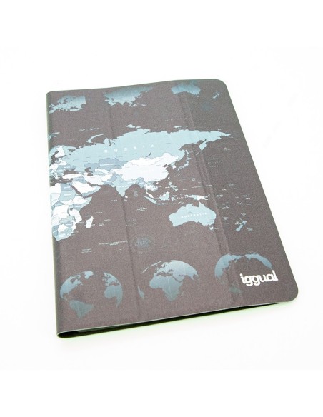 iggual Funda universal tablets 10,1" mapamundi