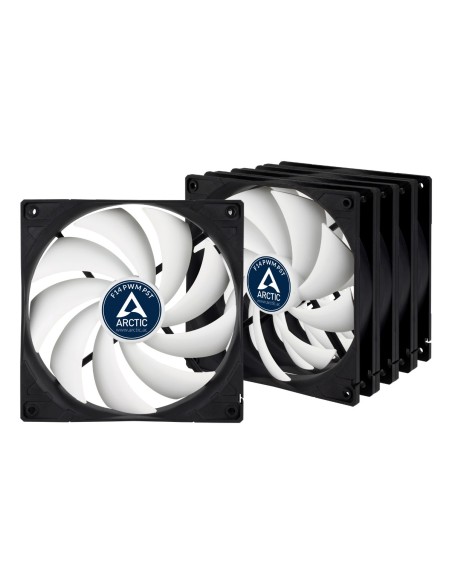 ARCTIC F14 PWM PST Carcasa del ordenador Ventilador 14 cm Negro, Blanco 1 pieza(s)