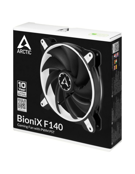 ARCTIC BioniX F140 Carcasa del ordenador Ventilador 14 cm Negro, Blanco