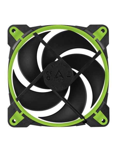ARCTIC BioniX P120 Carcasa del ordenador Enfriador 12 cm Negro, Verde