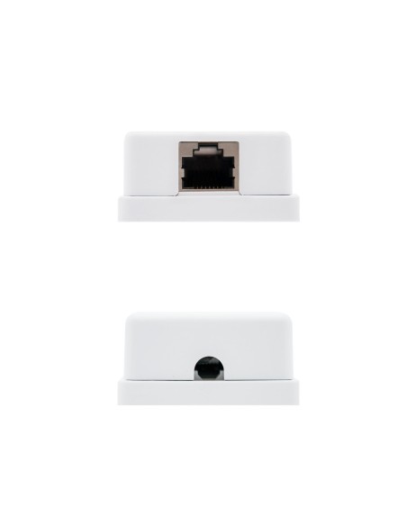 Nanocable ROSETA DE SUPERFICIE PARA RJ45 CAT.6 FTP 1 TOMA, BLANCO