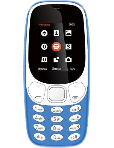 Brigmton BTM-4-A teléfono móvil 4,5 cm (1.77") Azul Característica del