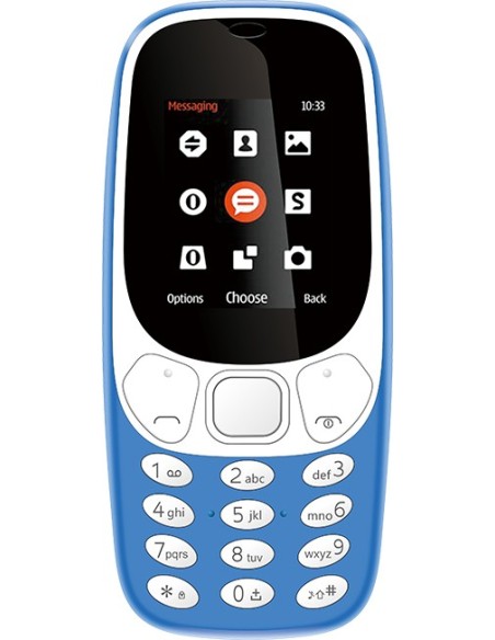 Brigmton BTM-4-A teléfono móvil 4,5 cm (1.77") Azul Característica del