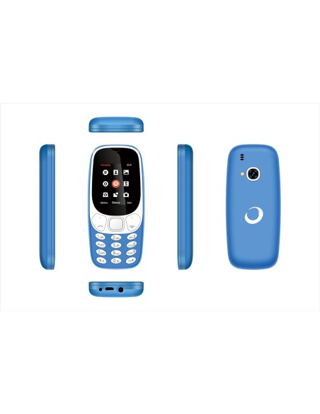 Brigmton BTM-4-A teléfono móvil 4,5 cm (1.77") Azul Característica del