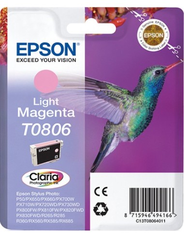 Epson Cartucho T0806 magenta claro