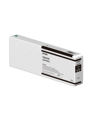 Epson Singlepack Light Black T804700 UltraChrome HDX HD 700ml