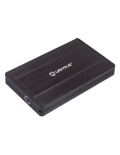 UNYKAch 25201 Caja de disco duro (HDD) Negro 2.5"