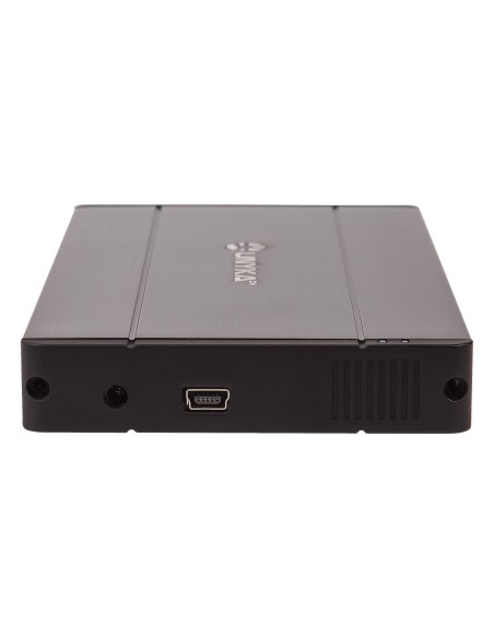 UNYKAch 25201 Caja de disco duro (HDD) Negro 2.5"