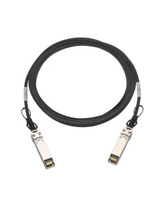QNAP CAB-DAC50M-SFPP cable de fibra optica 5 m SFP+ Negro